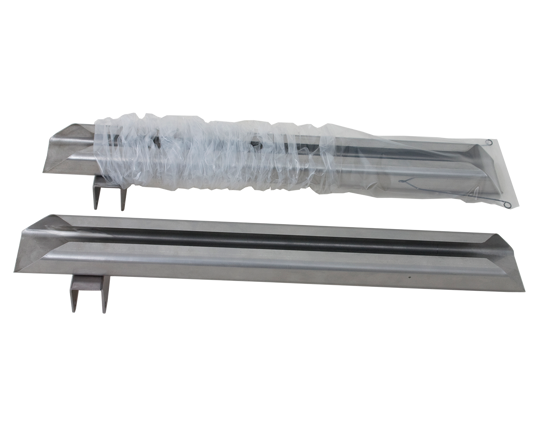 Goulottes de remplissage pour Pandyno - Le Pandyno fonctionne avec une goulotte de remplissage recouverte d'un film tubulaire. Les goulottes sont disponibles en différentes tailles en fonction de la taille du produit à emballer et de la largeur du film tubulaire.