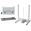 Accessory set for Magneta - Get the most out of your Magneta. Audion composed this complete set of accessories for the Magneta to maximize the customer's advantage of combining all accessories together. The set includes a work table with adjustable bag holder, support stand with foot pedal and a Set of Rolls & Polylock.