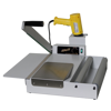 161 B Shrink sealer - Clever designed single arm I-bar shrink wrap sealers. Suitable for manually shrink sealing all kind of products. Equipped with a sealing/cutting wire, which seals and cuts the shrink film in one simple and efficient operation. Maximum seal length: 430 mm
