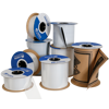 SpeedBags®LDPE transparent - Sacs pré-ouverts de haute qualité en rouleau. Les sacs sont pré-perforés, fermés en bas par une soudure, et ouverts sur la face supérieure pour être facilement remplis. Les SpeedBags® sont compatibles avec presque toutes les ensacheuses automatiques utilisant des sacs en rouleau pré-ouverts. Disponible dans une large gamme de tailles et de matériaux de film. Remarque : sur les Speedbags, une remise sur volume s'applique à partir de 25 000 sacs.