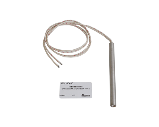 Élément chauffant D 549 AVTS - Élément chauffant (240 V), compatible avec la soudeuse à bande continue D 549 AVTS. Garder cette pièce de rechange en stock contribue à une soudure de haute qualité et à la continuité de votre processus d'emballage.
