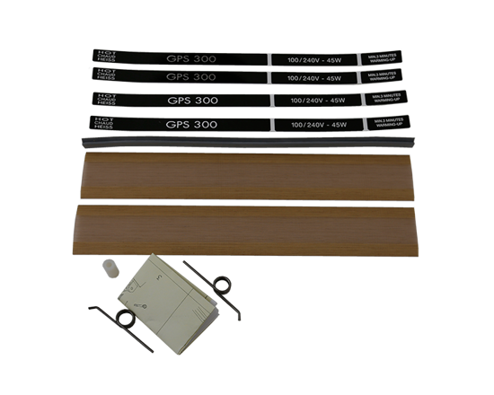 Kit de pièces de rechange GPS - Kit pratique pour le remplacement rapide de vos pièces d'usure critiques. Garder ce kit en stock contribue à une qualité de scellage élevée et à la continuité de votre processus d'emballage.