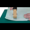 Sample cutter - Handig hulpmiddel voor het maken van sealmonsters.
Een mes met twee snijbladen om gemakkelijk een 15 mm breed monster uit te snijden om een peeltest uit te voeren.