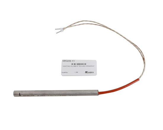 Verwarmingselement D 552 AHS/ AVTS - Verwarmingselement (rond), geschikt voor D 552 AHS en AVTS continu-bandsealers. Het op voorraad houden van dit reserveonderdeel draagt bij aan een hoge sealkwaliteit en continuïteit van uw verpakkingsproces.