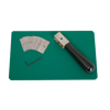 Sample cutter - Convenient tool for seal specimen creation.
A twin blade cutter for easily cutting out a 15 mm wide sample in order to execute a peel test.