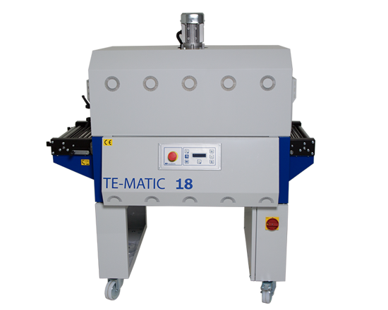 TM 18 Shrink tunnel - Shrink tunnel used to shrink materials like polyolefin films which have been sealed around a product. Key if you want to have a premium high clarity presentation of your product. Above all, it guarantees extra protection of your product during transport.